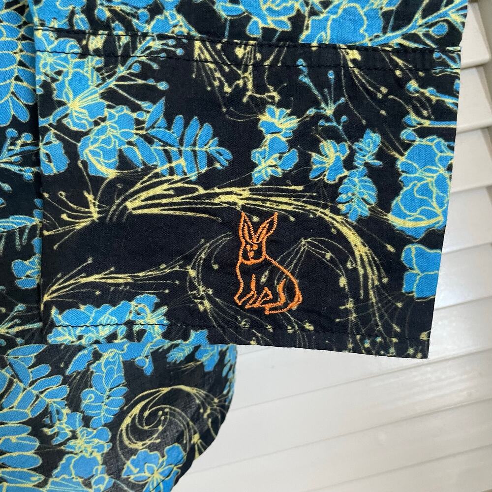 Coniglio Palm Beach Gulf Coast Poinciana Button Down 8 Vacation Resortwear Boho - Picture 9 of 13